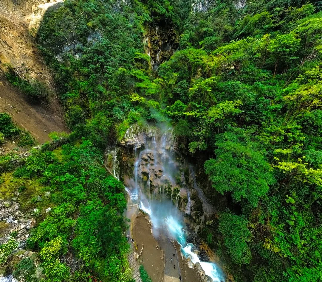 Natural landscape at Grutas de Tolantongo